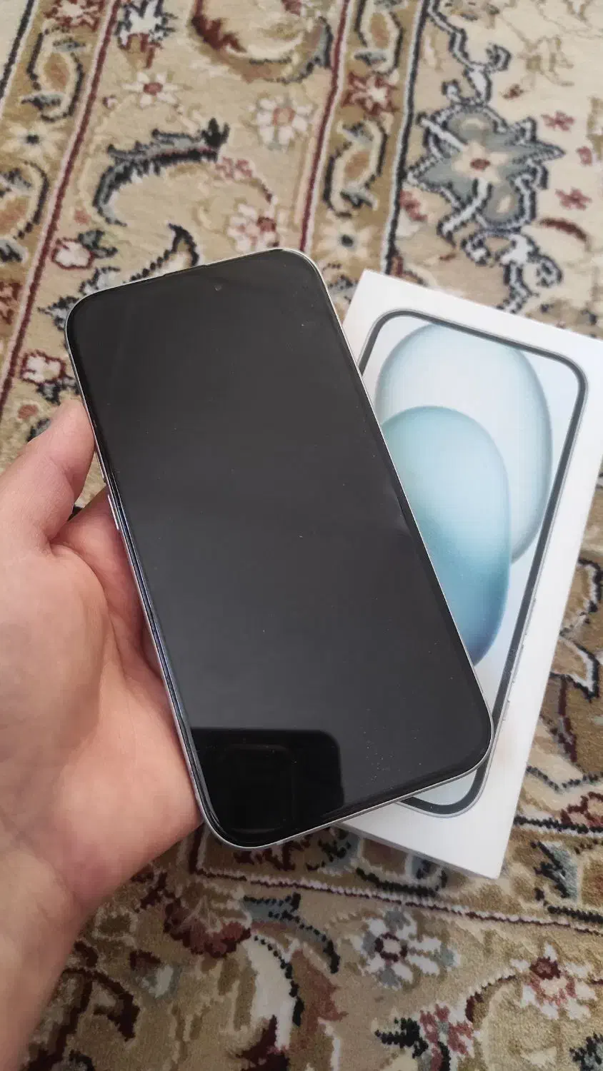 گوشی اپل15نرمال با حافظه256 با شارژر اصل ایفون|موبایل|اصفهان, عسگریه|دیوار