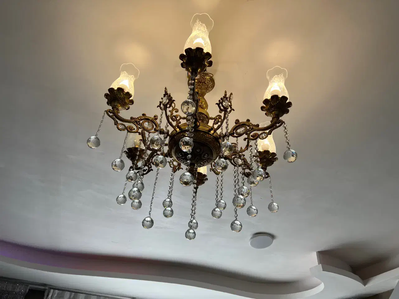 لوستر برنز|لوستر و چراغ آویز|دورود, |دیوار