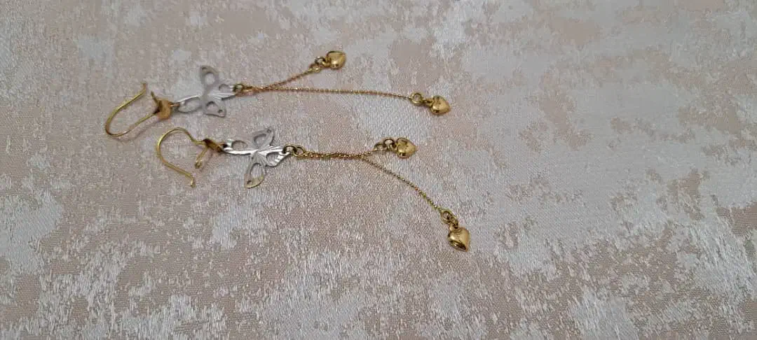 گوشواره دخترونه بسیار زیبا|جواهرات|قم, چهل درخت‎|دیوار