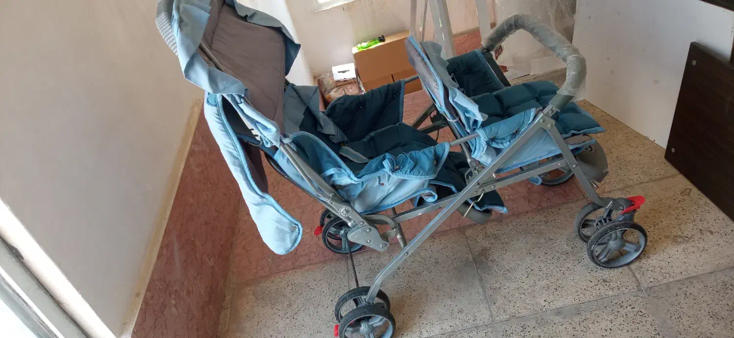 کالسکه دوقلودرحدنو|کالسکه و لوازم جانبی|قرچک, زیبا شهر|دیوار