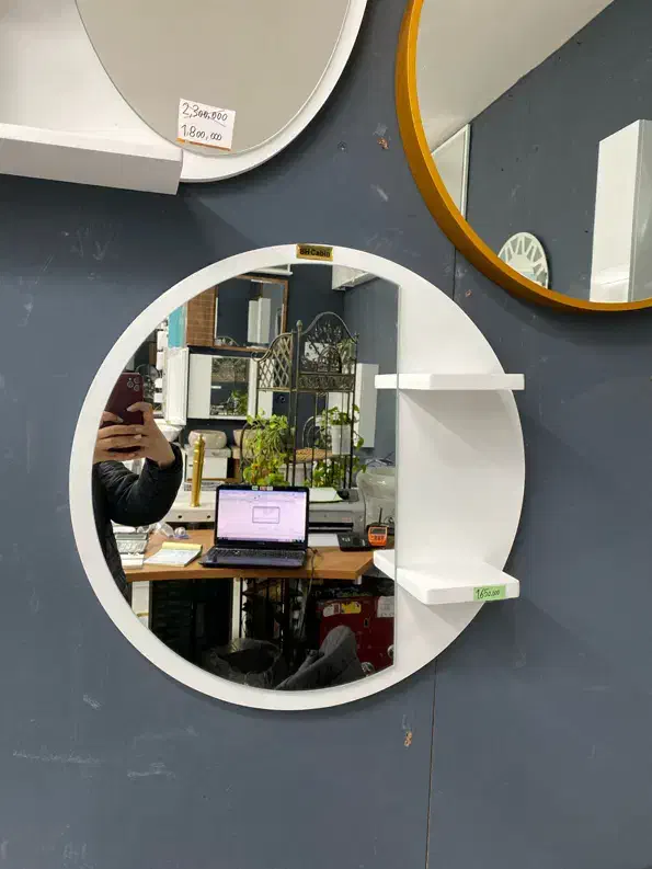 آینه گرد بقل تاقچه تولیدی ابوطالبی|لوازم سرویس بهداشتی|پردیس, فاز ۸|دیوار