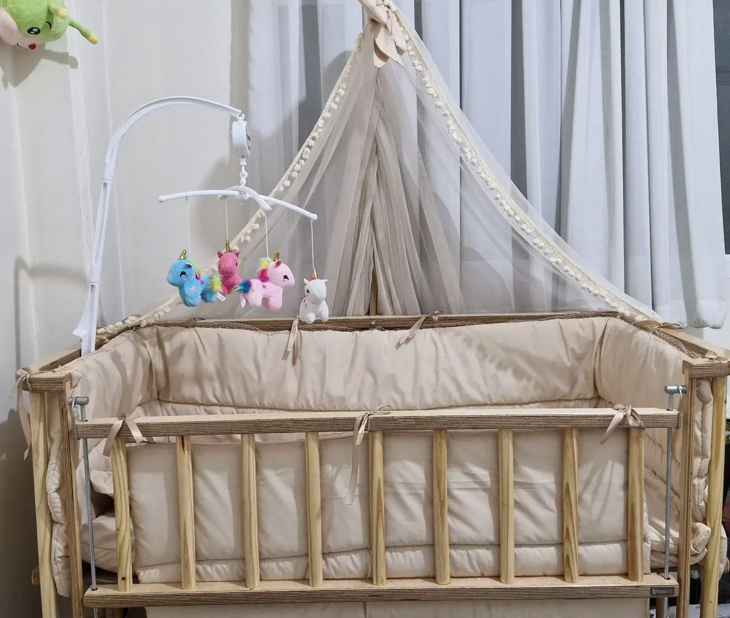 تخت کنار مادر|تخت و صندلی بچه|تهران, شهرک رضویه|دیوار