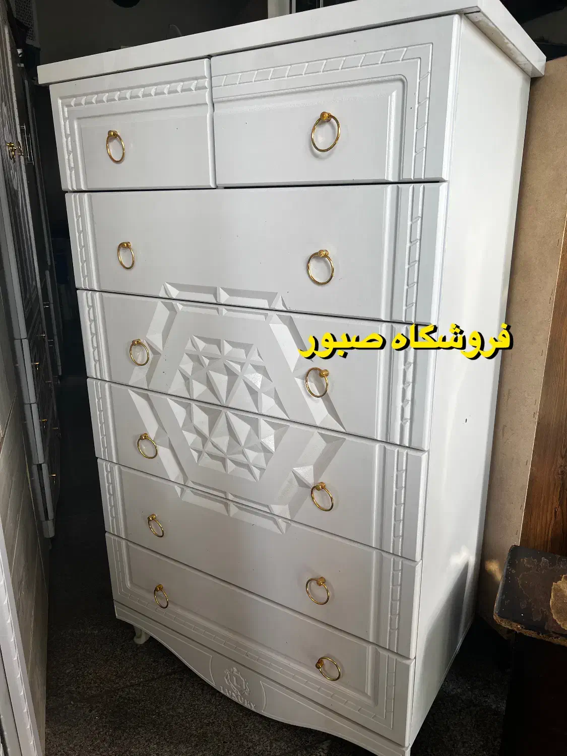 دراور لباس  وکیوم باکیفیت رنگ سفید|جاکفشی، کمد، دراور|تهران, حسن‌آباد|دیوار