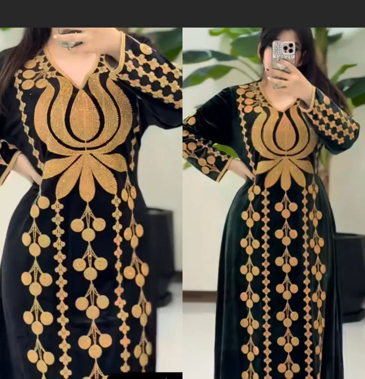 لباس خلیجی،ماکسی خلیجی،ماکسی مخمل،ماکسی وارداتی|لباس|سنگر, |دیوار