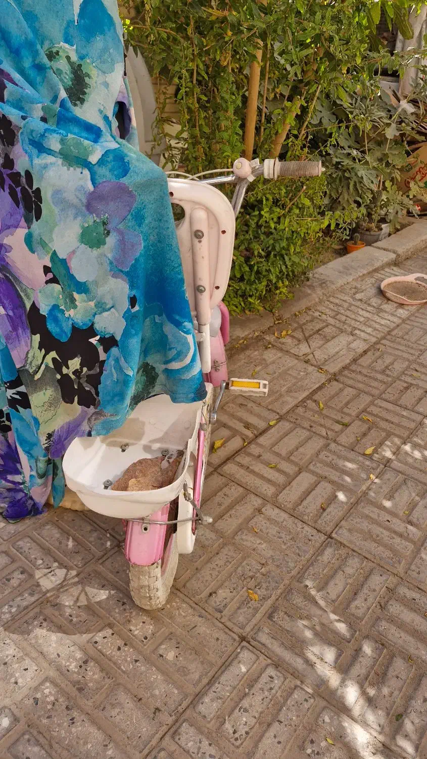 دوچرخه صورتی  رنگ دخترانه سایز۱۲|دوچرخه، اسکیت، اسکوتر|اصفهان, خانه اصفهان|دیوار