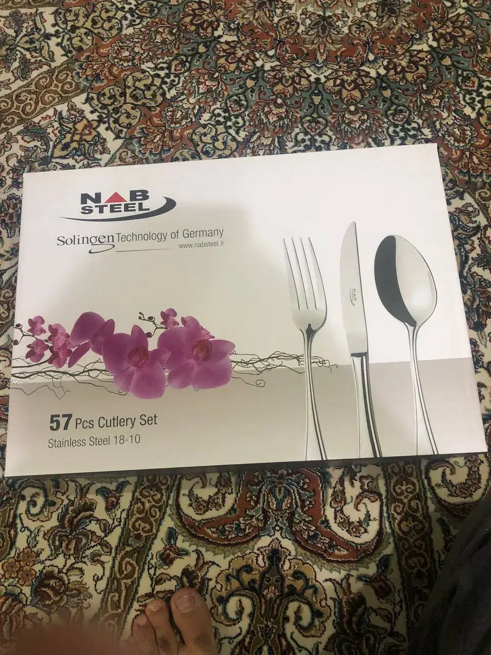 سرویس قاشق چنگال و چاقو ۵۷ پارچه ناب استیل|ظروف سرو و پذیرایی|تهران, پونک|دیوار