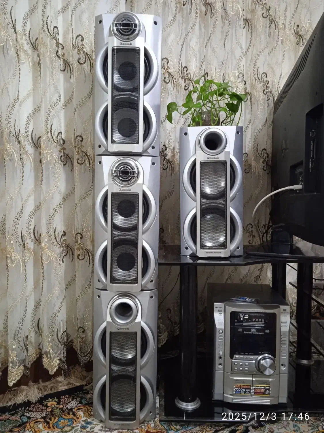 ضبط پاناسونیک ۷۳۰۰ وات|سیستم صوتی خانگی|خرم‌آباد, |دیوار