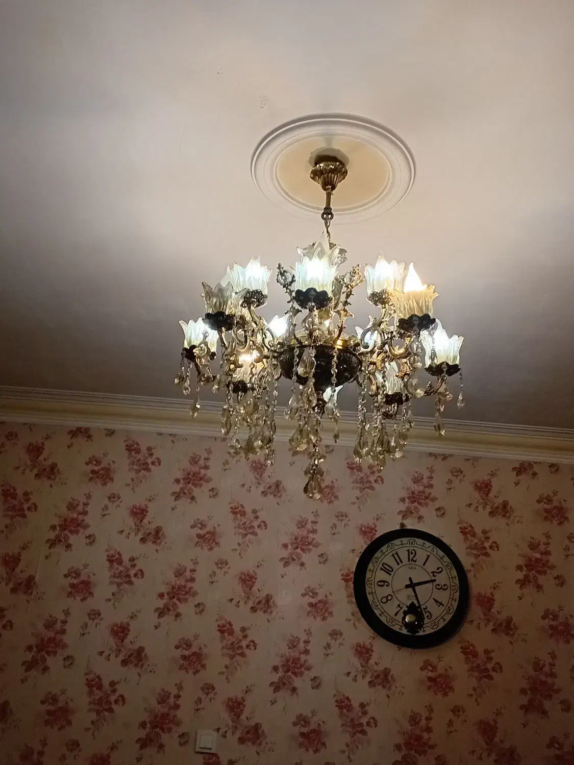 لوستر برنجی|لوستر و چراغ آویز|تهران, جنت‌آباد شمالی|دیوار