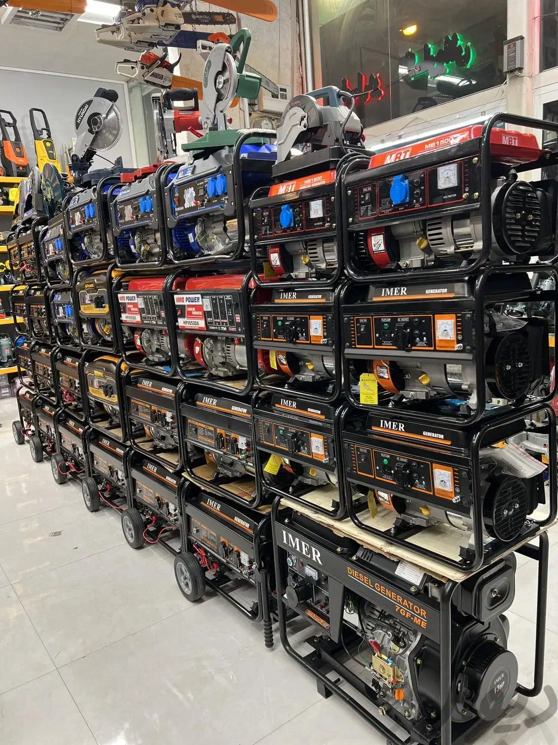 موتور برق یاماها مدل۱۲۰۰۰ موتوربرق ۵۴۵|ماشینآلات صنعتی|کرج, انبار مپنا|دیوار