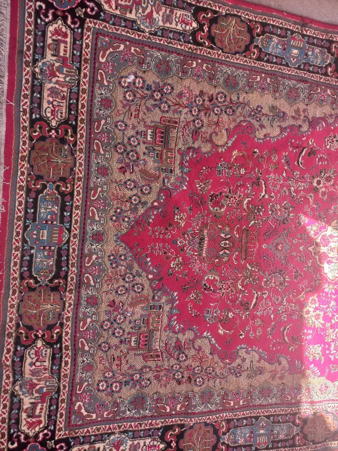 قالی ۶ متری|فرش|بروجن, |دیوار