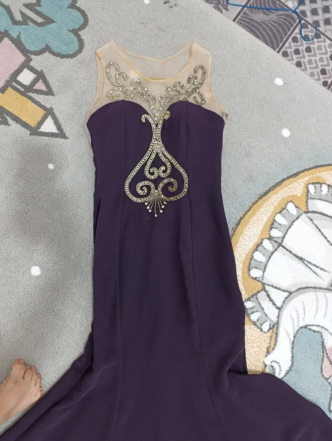 لباس مجلسی رنگ بادمجانی تنخورعالی ۱۸۸۰تومن|لباس|باغستان, |دیوار