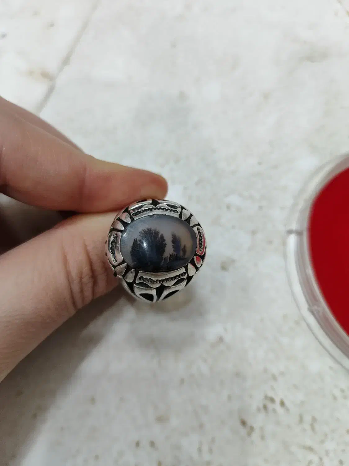 انگشتر شجر و عقیق|جواهرات|زنجان, |دیوار