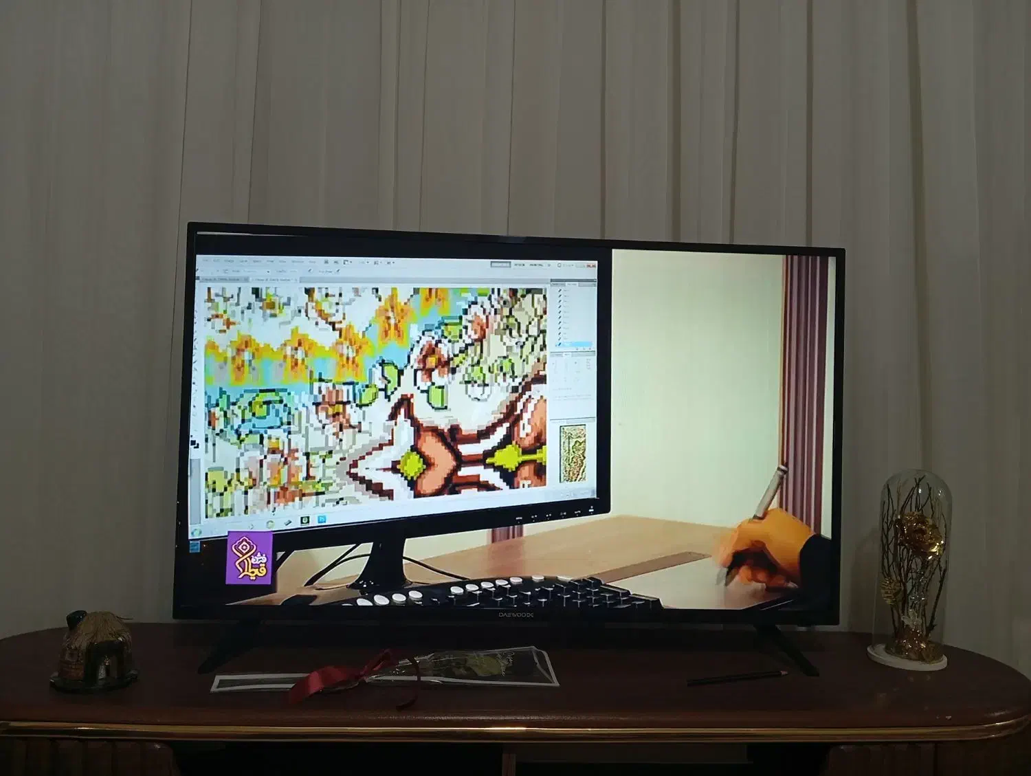 تلویزیون 43اینچ دوو18تومن|تلویزیون و پروژکتور|نیشابور, شهید بهشتی|دیوار