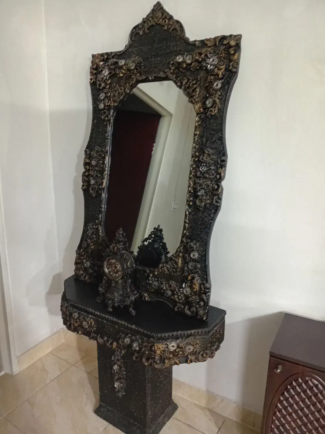 آینه کنسول وساعت|مبلمان خانگی و میز عسلی|فردیس, شهرک شهید حسینی|دیوار