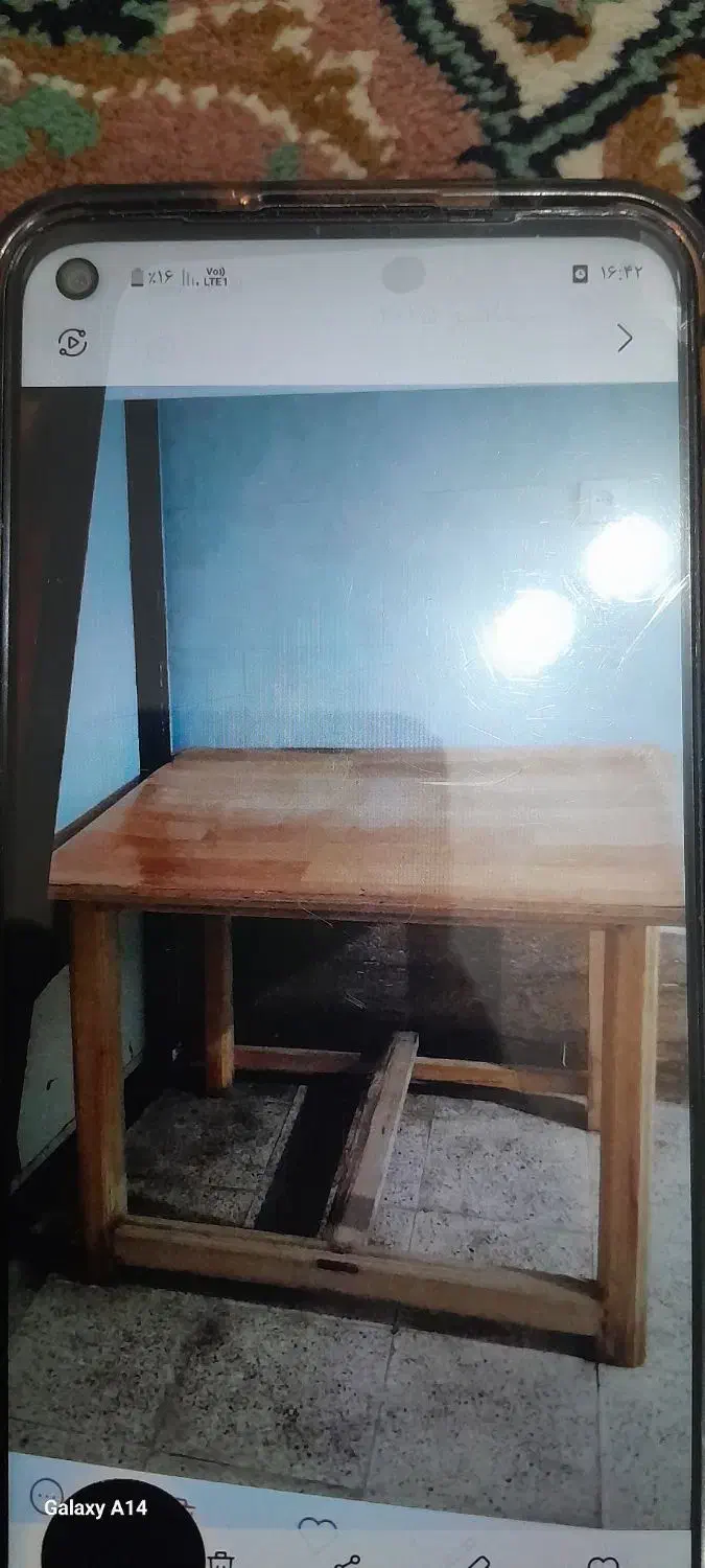 میزچوبی درحدنو محکم|میز و صندلی غذاخوری|سامان, |دیوار