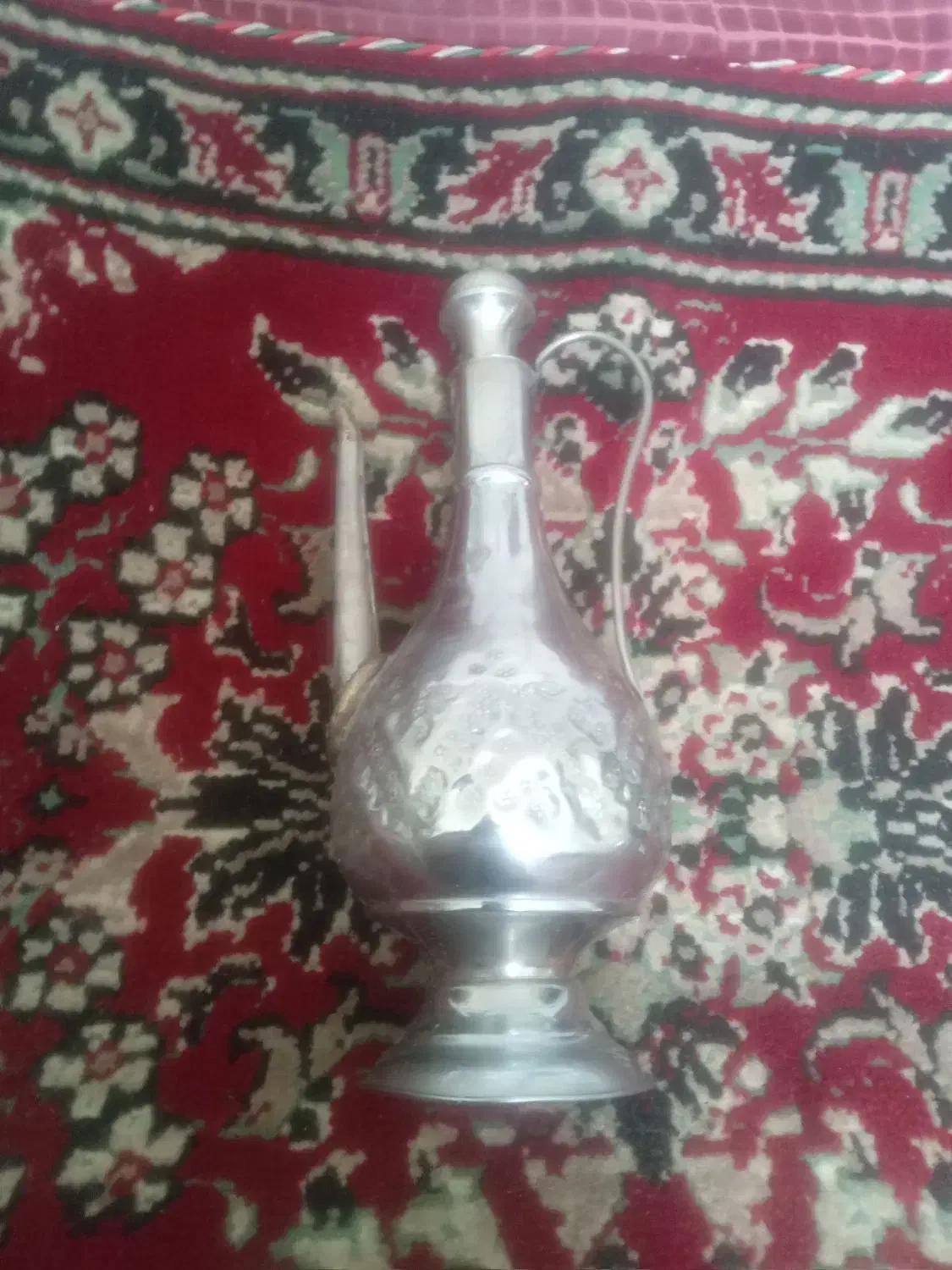 قندچین و گلاب پاش برنجی قدیمی|کلکسیون اشیاء عتیقه|زرند, |دیوار