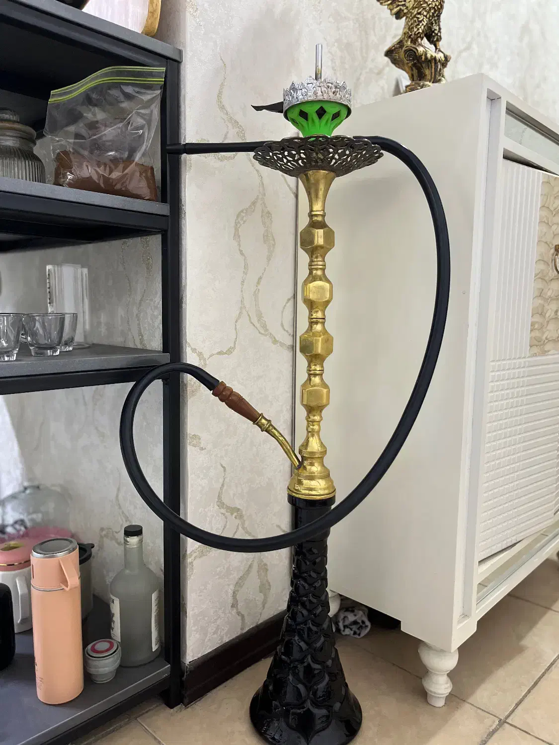 قلیان تنه بلند تنگ ۳ پوست|کلکسیون و سرگرمی|ری, شهید بهشتی|دیوار