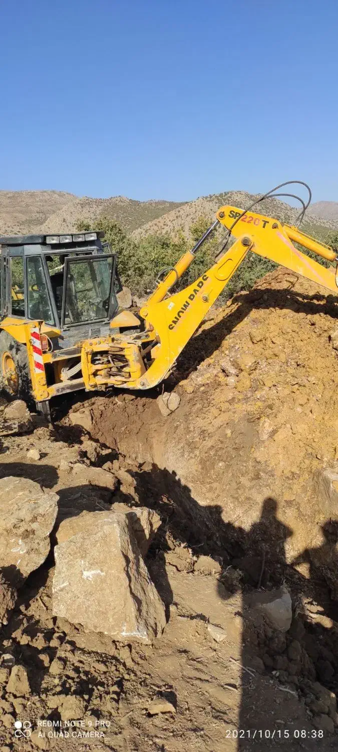 بیل بکهو سنوپارس ۲۲۰ تی|خودرو سنگین|باغستان, |دیوار