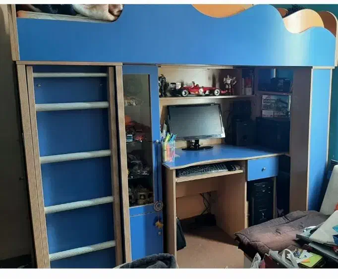 تخت نوجوان کمجا|تخت و سرویس خواب|خرم‌آباد, |دیوار