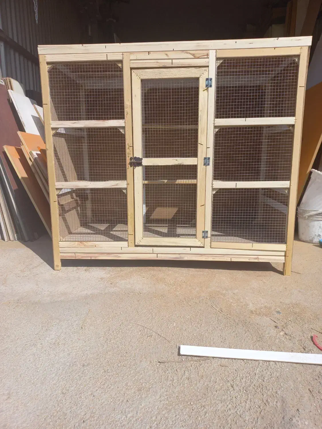 جفت کن جفت کنی قفس چوبی گنجه کبوتر کفتر|لوازم جانبی حیوانات|محمدشهر, یزدیها|دیوار