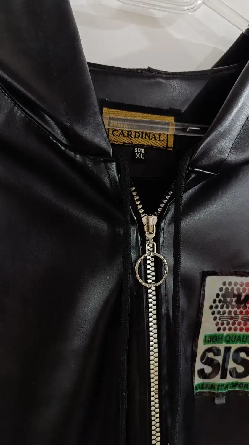 مانتو چرم مشکی کلاه دار|لباس|الیگودرز, |دیوار