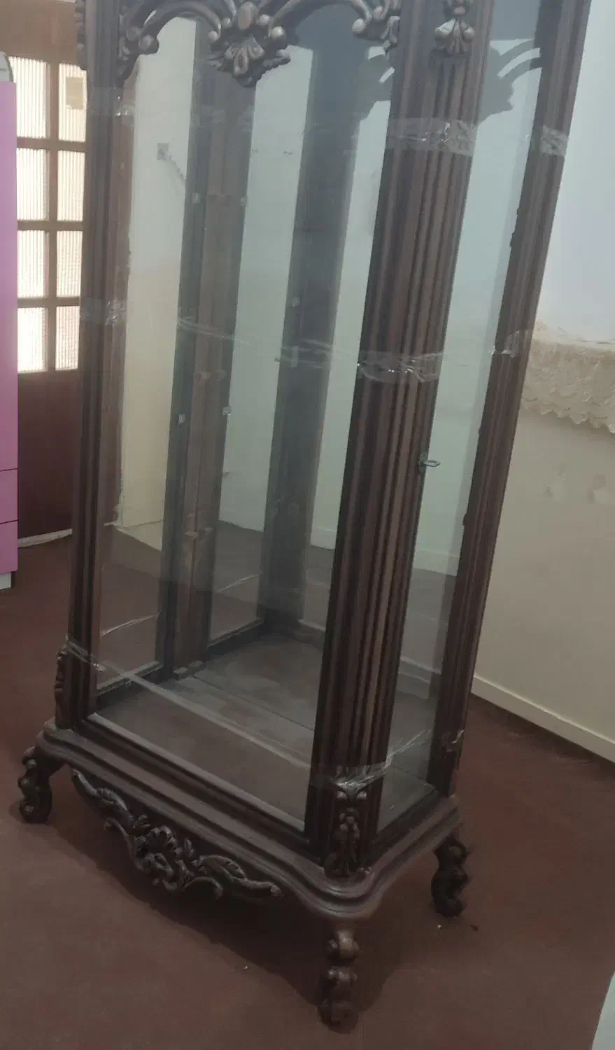 ویترین چوب راش|بوفه، ویترین، کنسول|قم, علی آباد سعدگان|دیوار