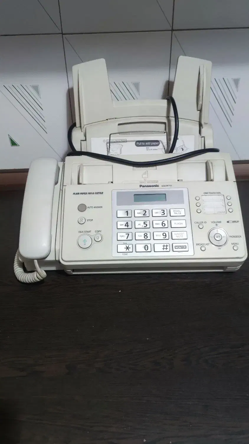 دستگاه فکس پاناسونیک kx-fp711|پرینتر، اسکنر، کپی، فکس|تهران, قناتکوثر|دیوار