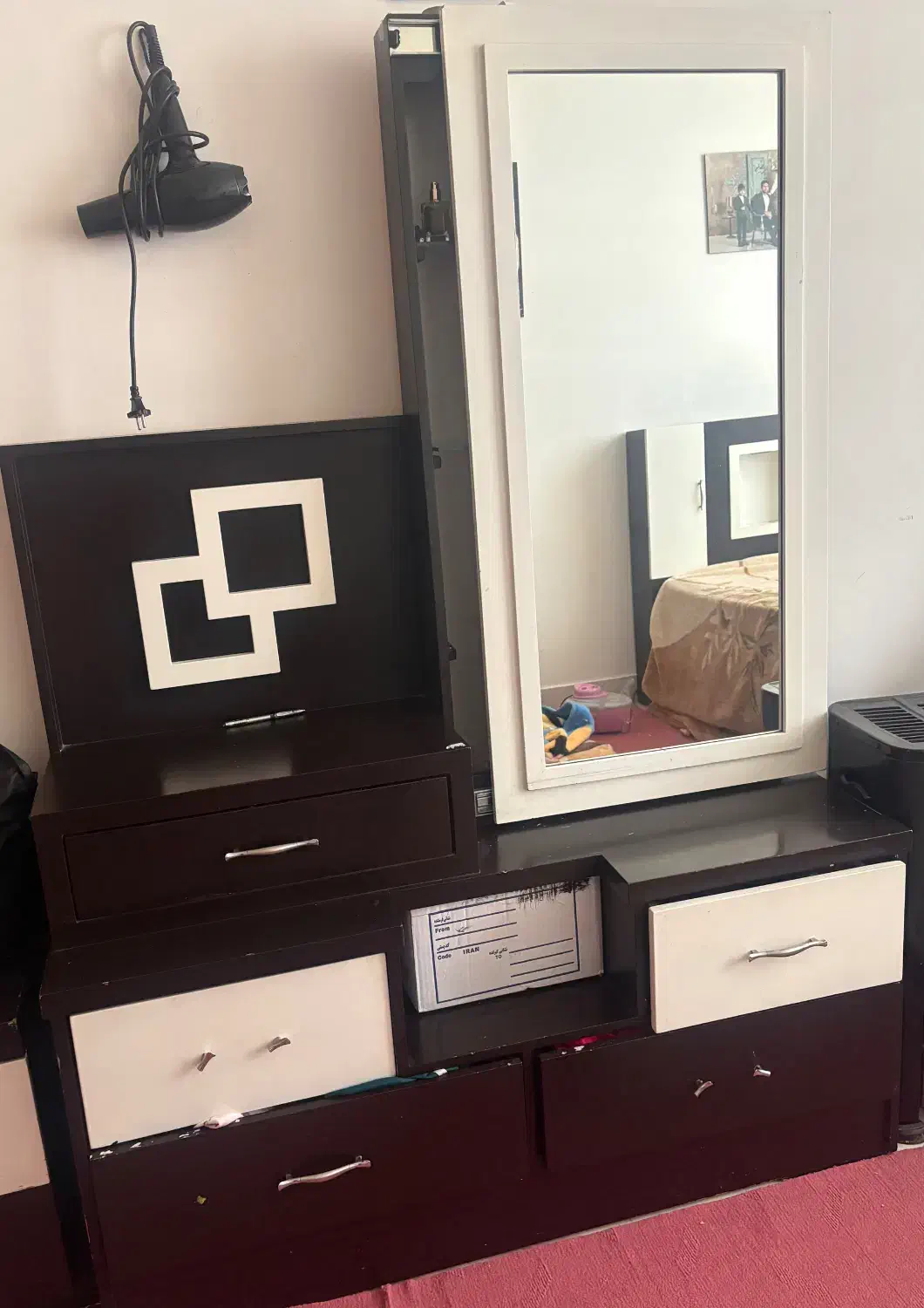 ست ۵تیکه سرویس چوب|تخت و سرویس خواب|مشهد, چاهشک|دیوار