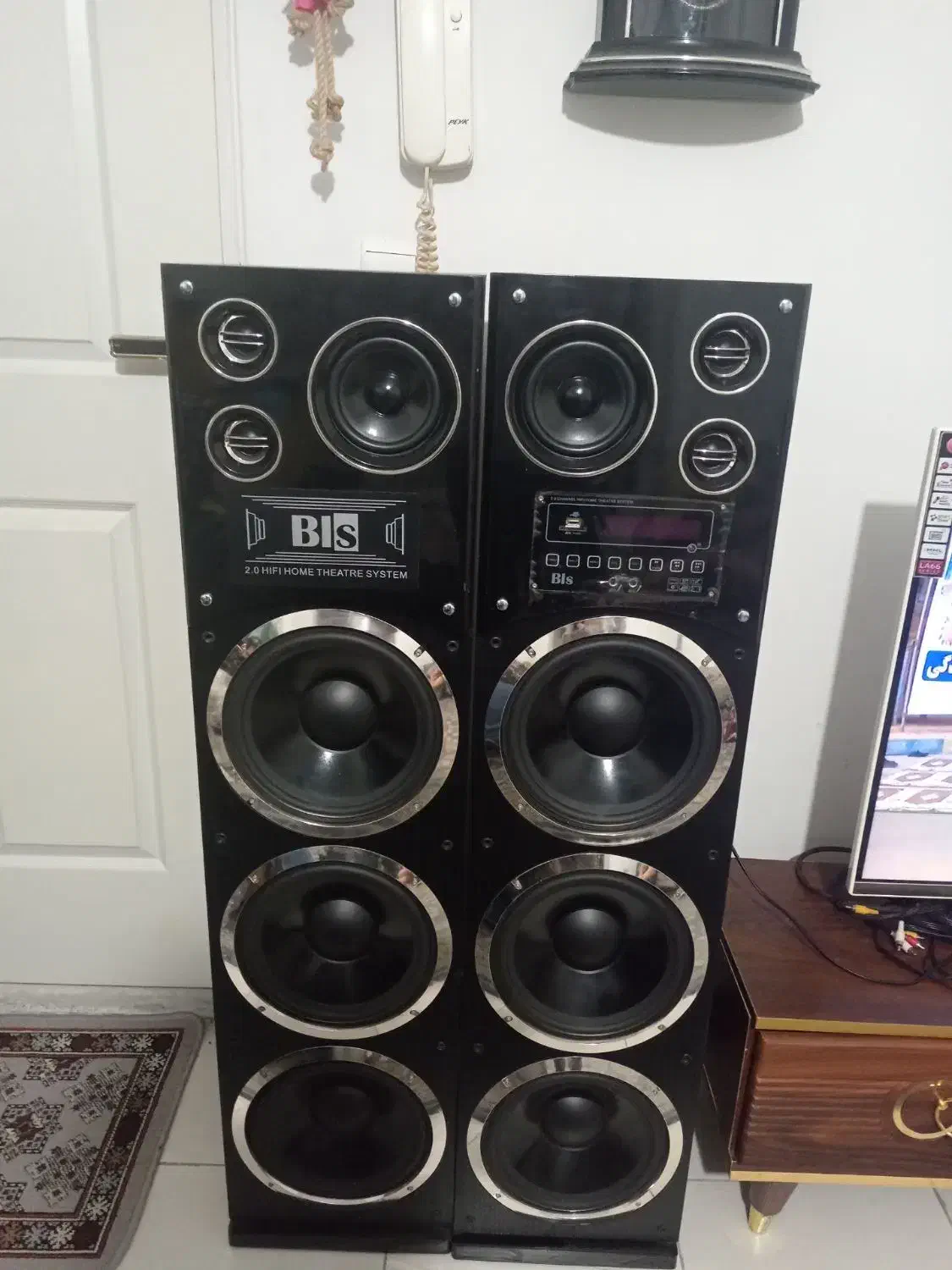 اسپیکرBisبلوتوث دارمیکروفن دار|سیستم صوتی خانگی|قدس, شهر‌قدس|دیوار