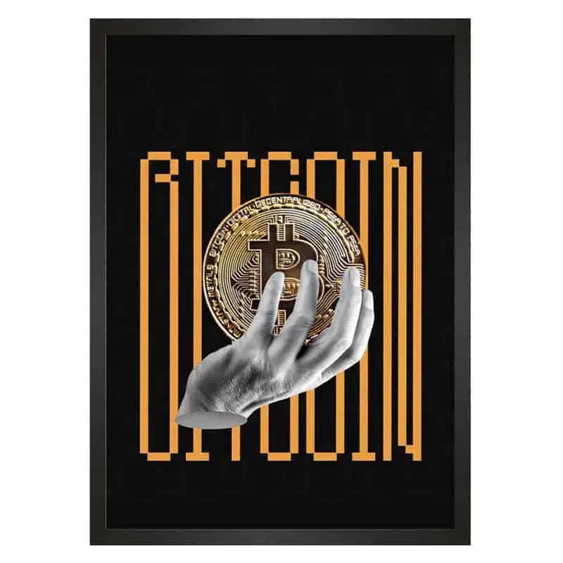 تابلو ارز دیجیتال بیتکوین|تابلو، نقاشی، عکس|بانه, |دیوار