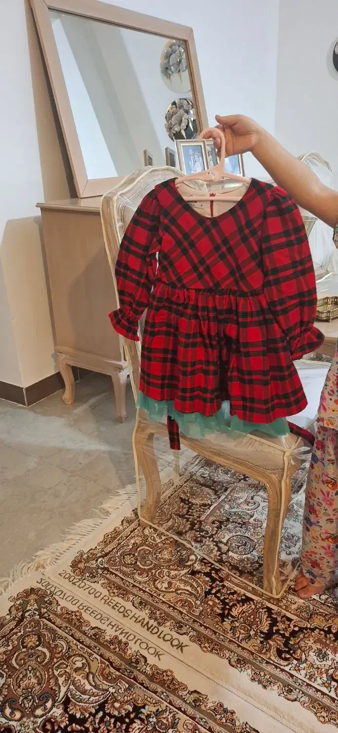 لباس دخت یلدایی درحدنو 2عددلباس عروس 7تا8سال و4تا6|کفش و لباس بچه|کرمانشاه, |دیوار