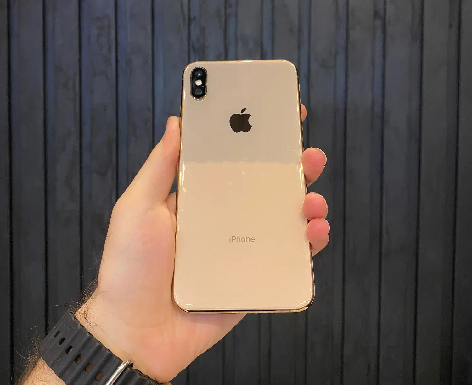 آیفون xs max حافظه ۲۵۶ گیگابایت تک سیم طلایی|موبایل|مشهد, هنرستان|دیوار