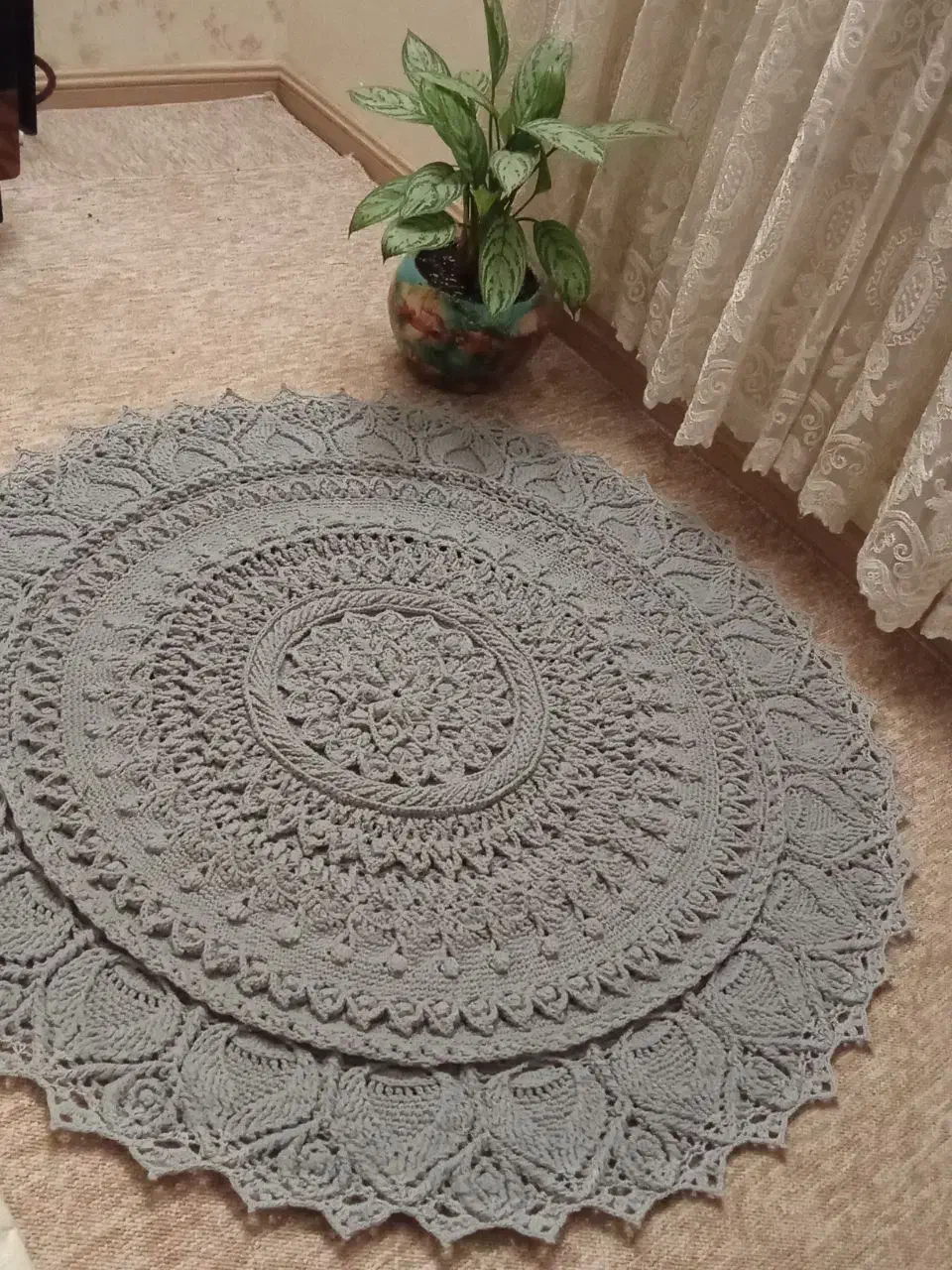 فرشینه ماندالا بافی درسه سایز کوچک متوسط بزرگ|فرش|بندرعباس, |دیوار