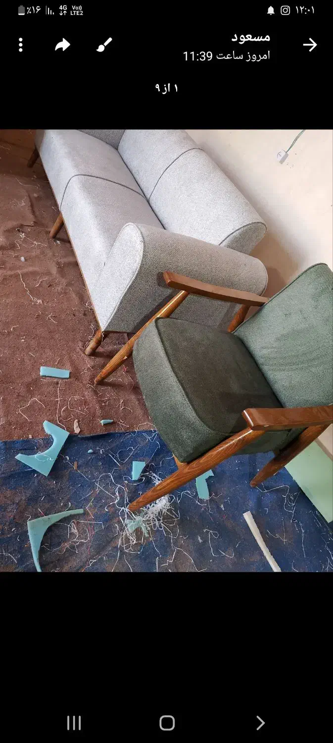 مبلمان راحتی مینیمال|مبلمان خانگی و میز عسلی|شیراز, ویلاشهر|دیوار