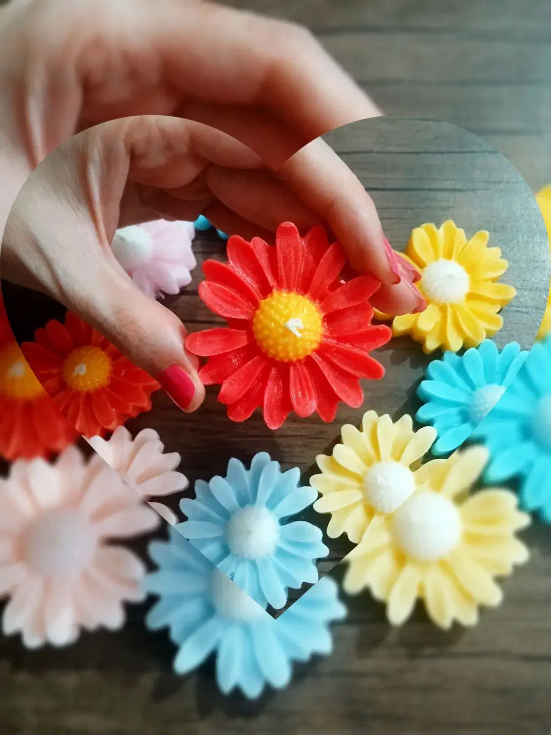 شمع دکوری فانتزی|صنایع دستی و سایر لوازم تزئینی|رشت, یخسازی|دیوار