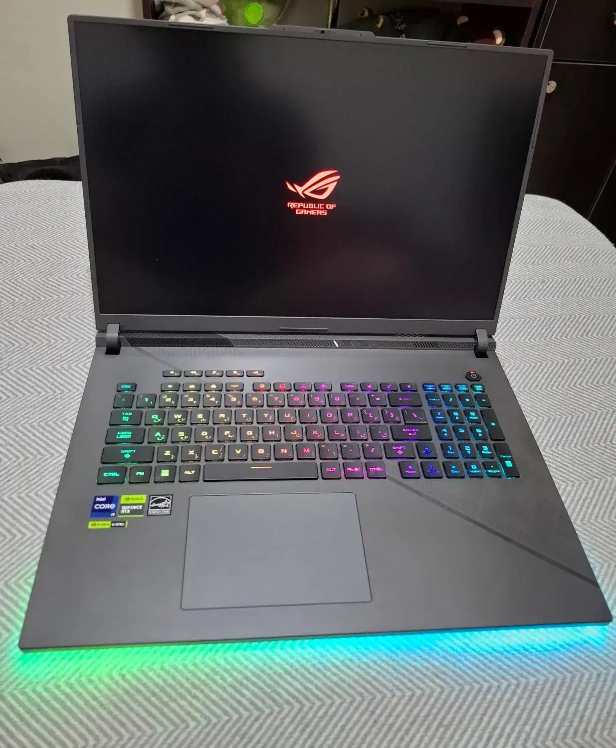 لپ تاپ گیمینگ asus rogstrix|رایانه همراه|تهران, تجریش|دیوار