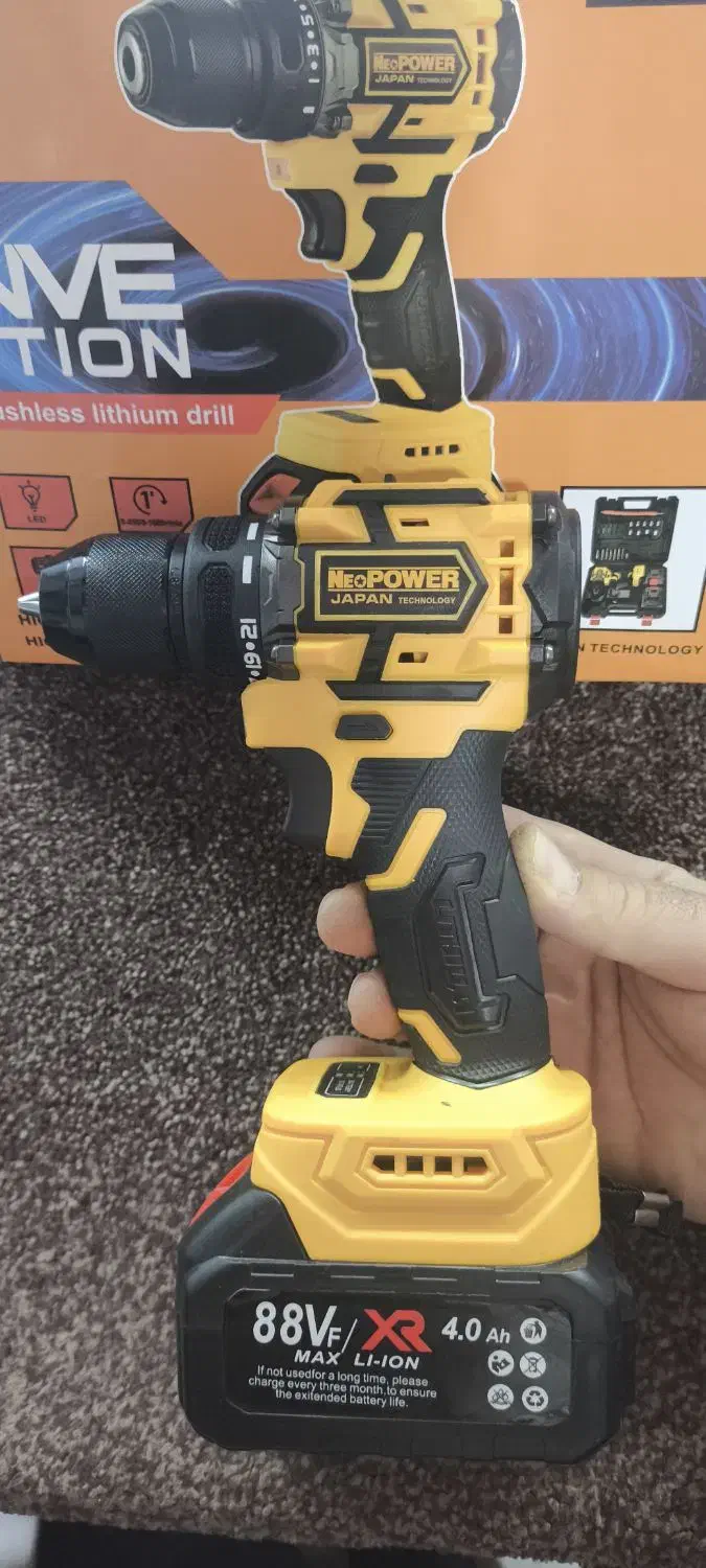 دریل شارژی ۸۸ ولت نئوپاور|ماشین‌آلات صنعتی|یاسوج, |دیوار