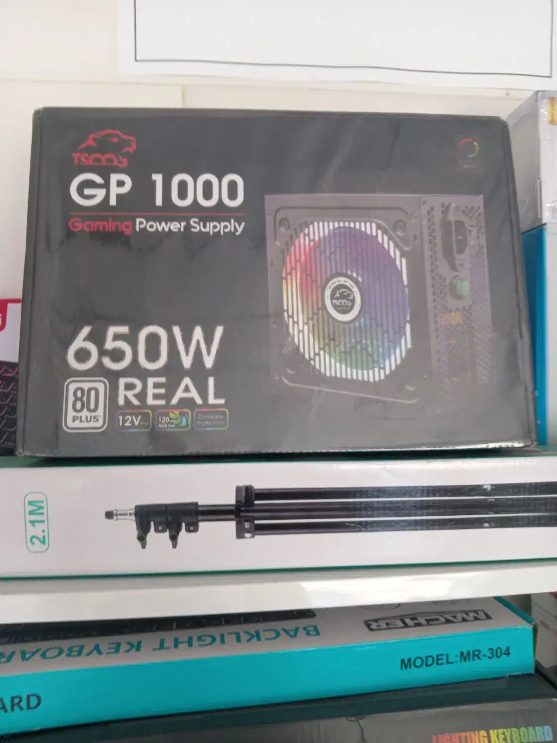 منبع تغذیه پاور ۶۵۰ وات تسکو مدل GP1000 RGB|قطعات و لوازم جانبی رایانه|شیراز, لشکری‎|دیوار