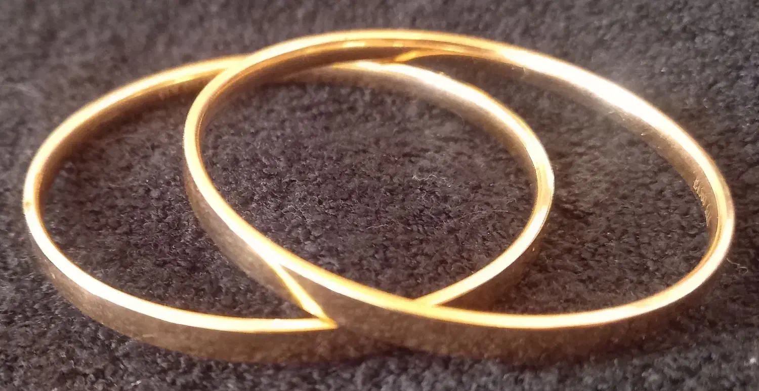 النگو اینه ای سایز ۲|جواهرات|مبارکه, |دیوار