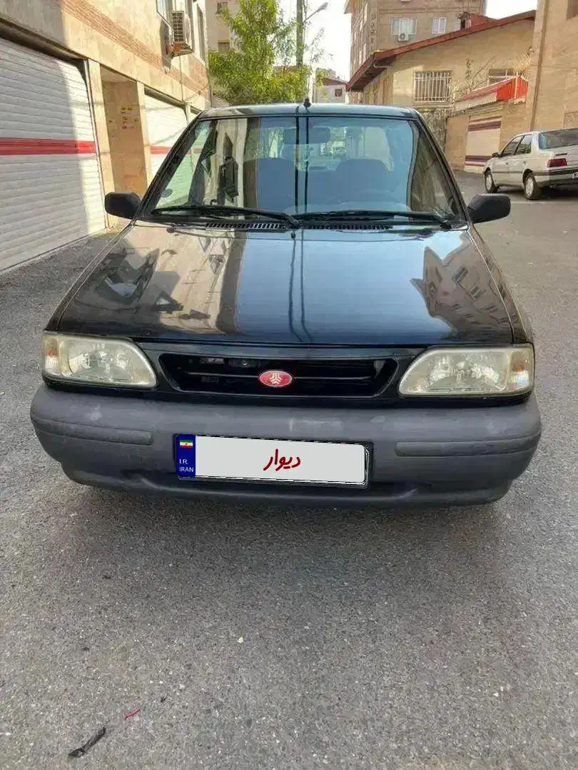 پراید مشکی مدل۹۸ بدون رنگ و ضربه شاسی پلمپ|خودرو سواری و وانت|رشت, آب و برق|دیوار