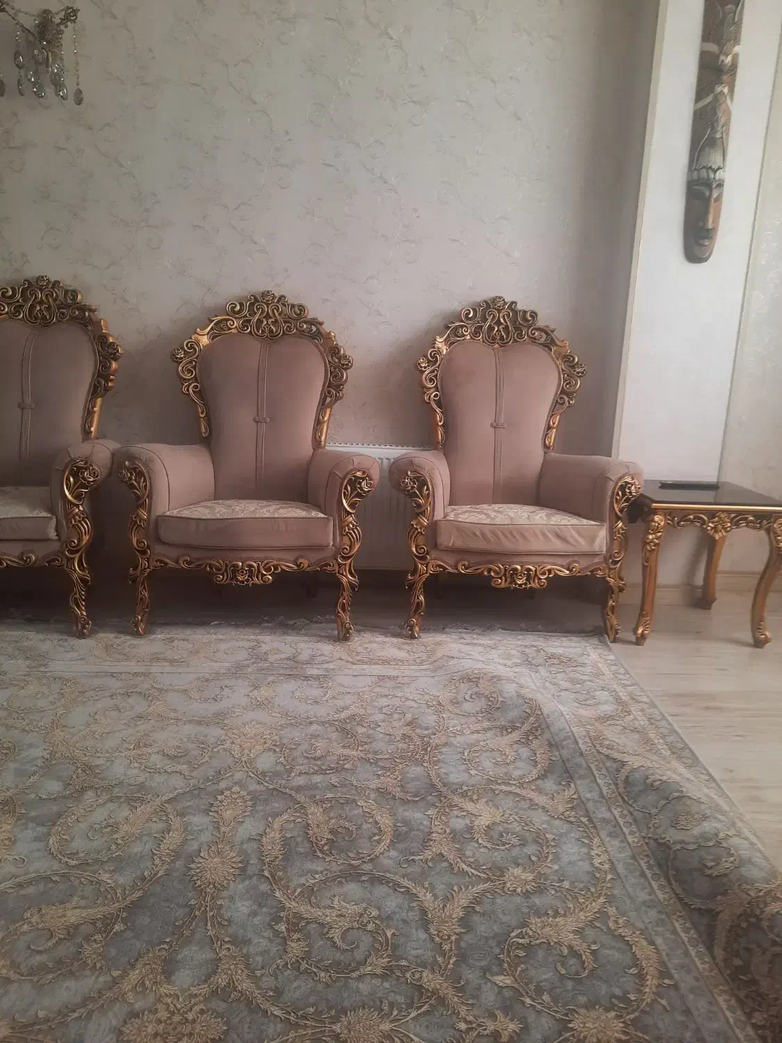 مبلمان سلطنتی|مبلمان خانگی و میز عسلی|محمدیه-قزوین, |دیوار