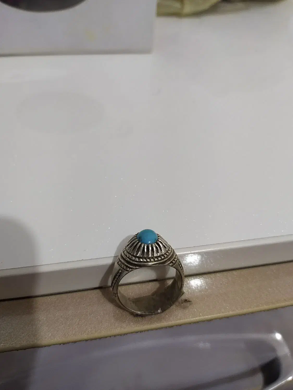 انگشتر یاقوت شجر  فیروزه|جواهرات|خمینی‌شهر, |دیوار