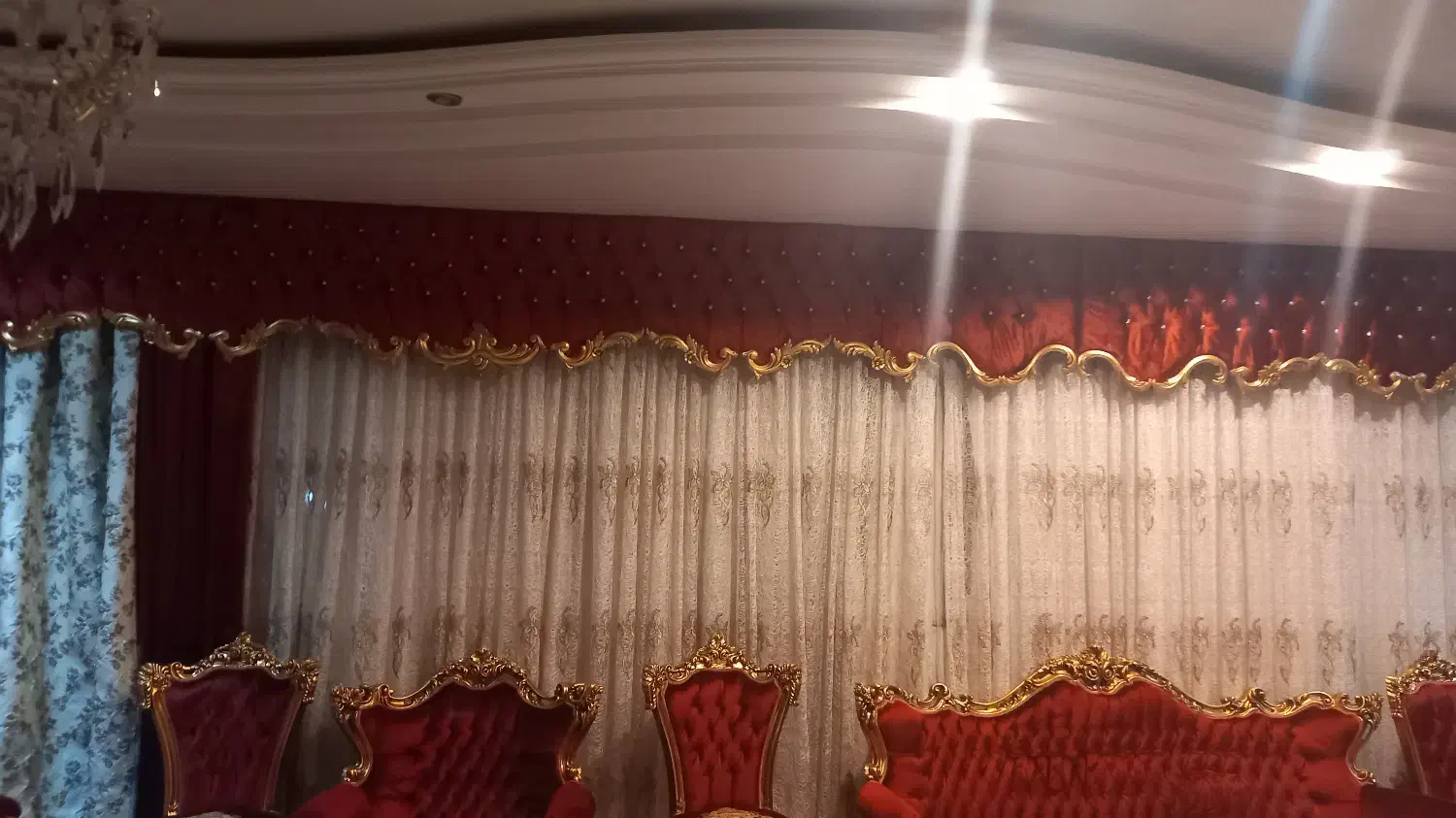 قاب بالای پرده|پرده، رانر، رومیزی|مشهد, رضاشهر|دیوار