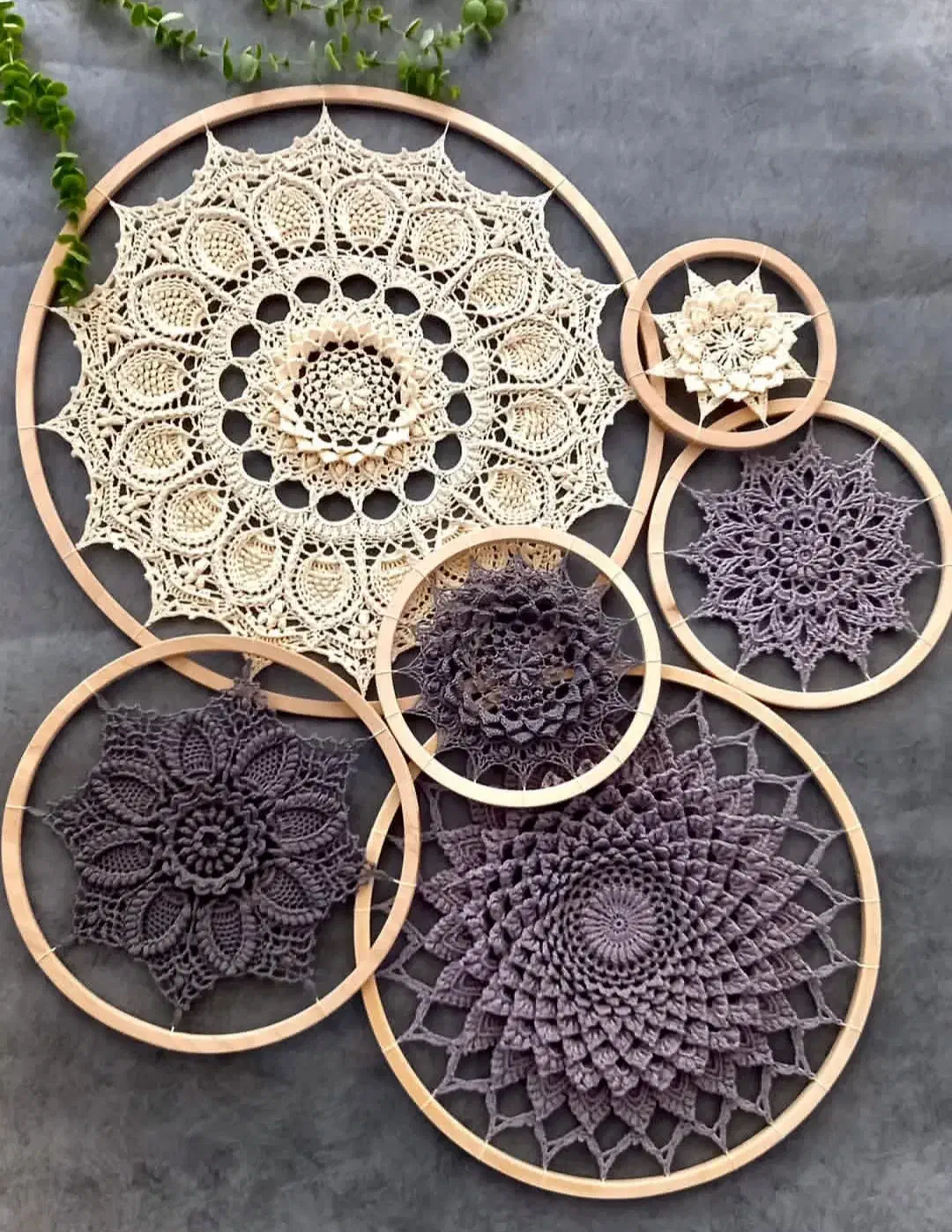 دیوارکوب قلاب بافی ماندالا|صنایع دستی و سایر لوازم تزئینی|تهران, آبشار تهران (دریاچه)|دیوار