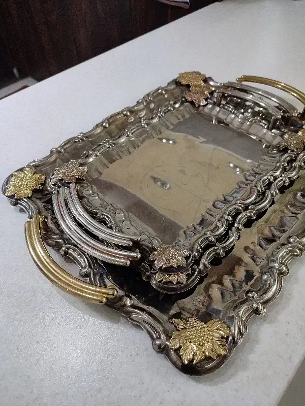 سینی استیل آلمانی اصل|ظروف سرو و پذیرایی|تهران, امیریه|دیوار