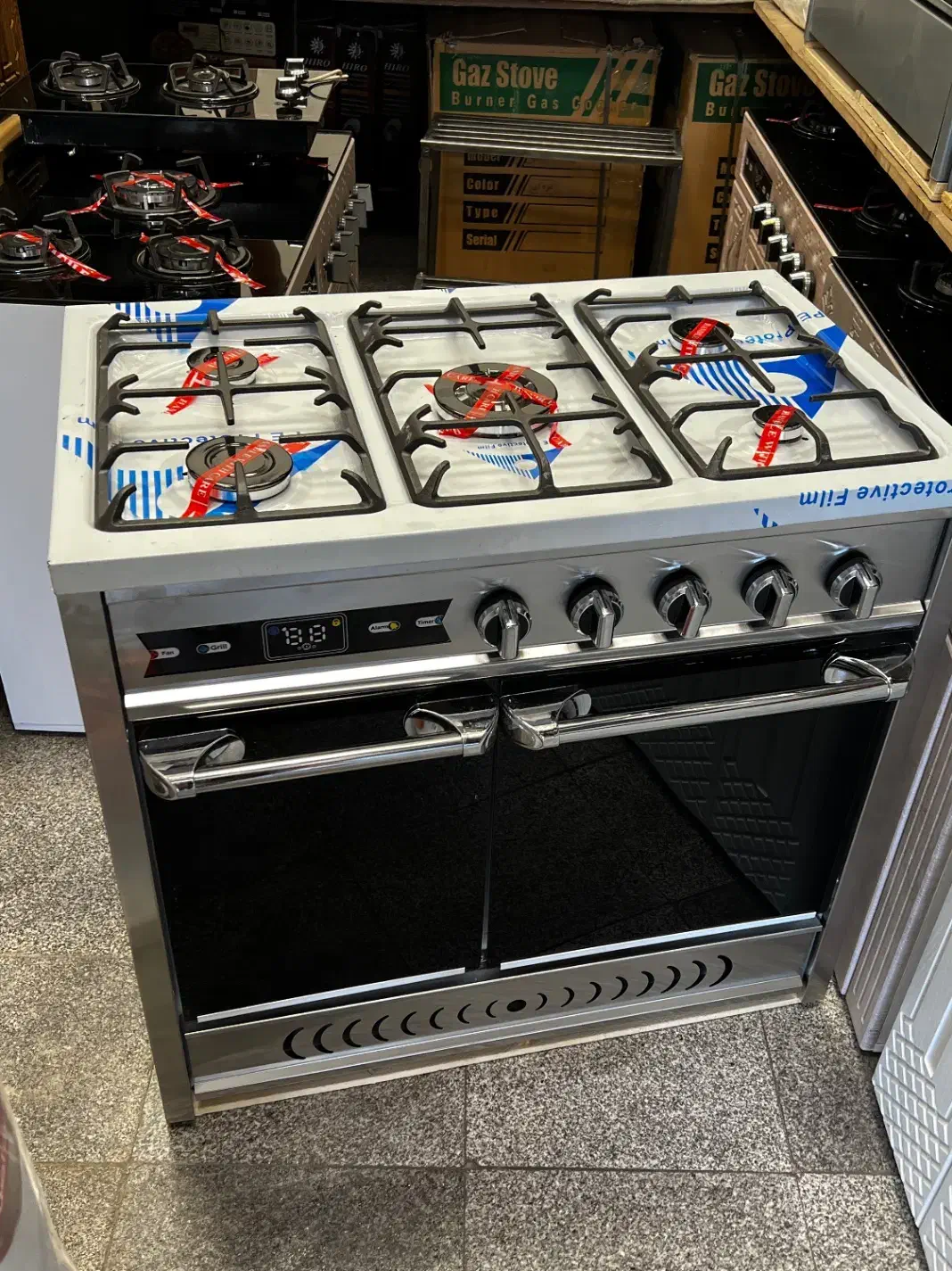 اجاق گاز طرح فر رویه استیل|اجاق گاز و لوازم برقی پخت‌وپز|تهران, هاشمی|دیوار