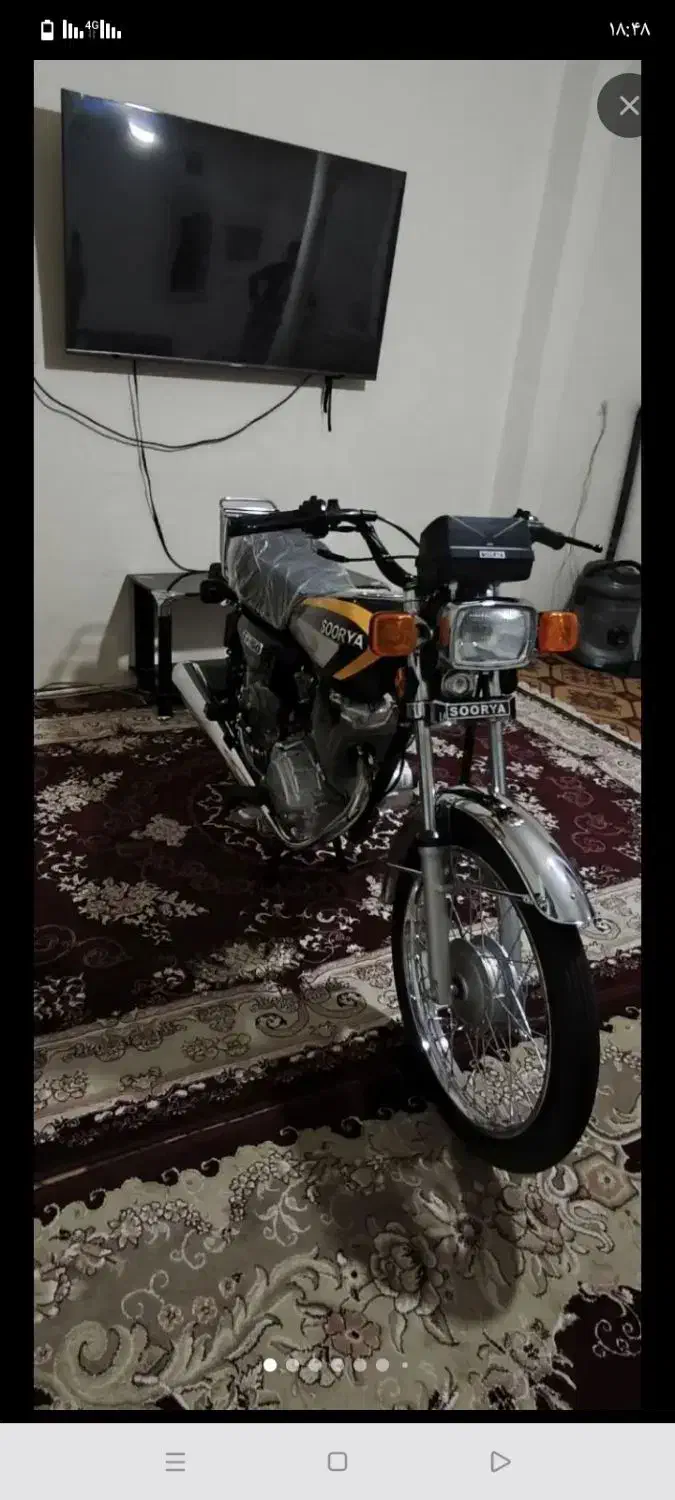 هندا ۱۵۰مدل سوریا ۱۴۰۳در حد خشک کم کار|موتورسیکلت|مشهد, رده|دیوار