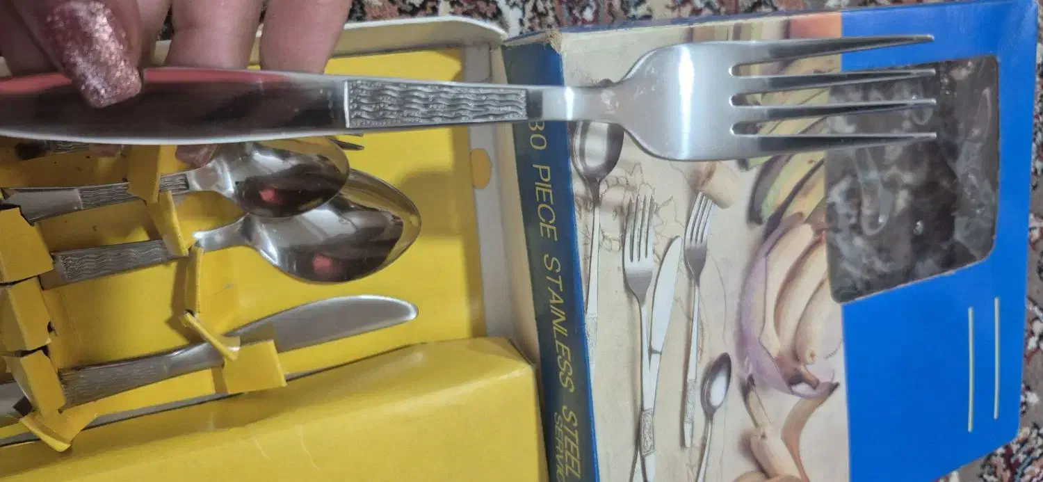 قاشق چنگال قدیمی|ظروف سرو و پذیرایی|تهران, تهرانپارس شرقی|دیوار