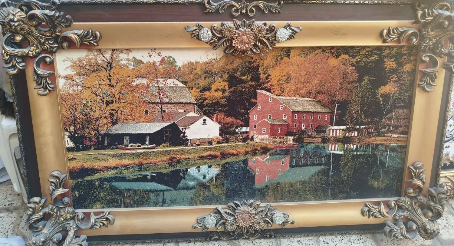 تابلو فرش طبیعت|تابلو فرش|مشهد, رده|دیوار