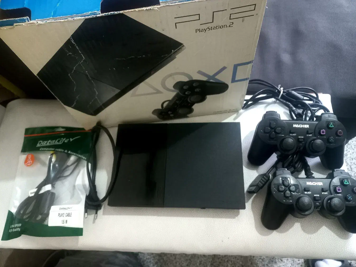 دستگاه ps2 سونی ۲ با لنز کاملا سالم|کنسول، بازی ویدئویی و آنلاین|تبریز, |دیوار